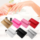 Maxbell Nail Art Pillow Manicure Hand Arm Rest Pillow Cushion PU Holder Pink