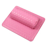 Maxbell Nail Art Pillow Manicure Hand Arm Rest Pillow Cushion PU Holder Pink