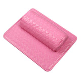Maxbell Nail Art Pillow Manicure Hand Arm Rest Pillow Cushion PU Holder Pink