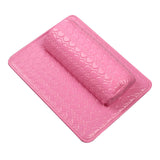Maxbell Nail Art Pillow Manicure Hand Arm Rest Pillow Cushion PU Holder Pink