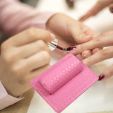 Maxbell Nail Art Pillow Manicure Hand Arm Rest Pillow Cushion PU Holder Pink