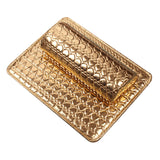 Maxbell Nail Art Pillow Manicure Hand Arm Rest Pillow Cushion PU Holder Golden