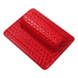 Maxbell Nail Art Pillow Manicure Hand Arm Rest Pillow Cushion PU Holder Red