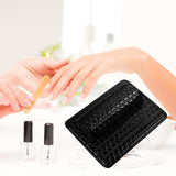 Maxbell Nail Art Pillow Manicure Hand Arm Rest Pillow Cushion PU Holder Black