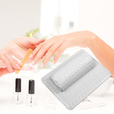 Maxbell Nail Art Pillow Manicure Hand Arm Rest Pillow Cushion PU Holder White
