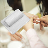 Maxbell Nail Art Pillow Manicure Hand Arm Rest Pillow Cushion PU Holder White