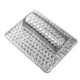 Maxbell Nail Art Pillow Manicure Hand Arm Rest Pillow Cushion PU Holder Silver
