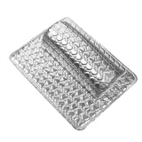 Maxbell Nail Art Pillow Manicure Hand Arm Rest Pillow Cushion PU Holder Silver