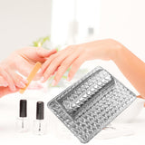 Maxbell Nail Art Pillow Manicure Hand Arm Rest Pillow Cushion PU Holder Silver