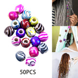 Maxbell Hair Braid Bead Decorations for Braids fashionable person Hair Accessory 13mmx12mm