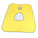 Maxbell Hairdressing Cape Comfortable Convenient Visible Apron for Barber Shop yellow