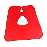 Maxbell Hairdressing Cape Comfortable Convenient Visible Apron for Barber Shop red