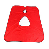 Maxbell Hairdressing Cape Comfortable Convenient Visible Apron for Barber Shop red