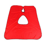 Maxbell Hairdressing Cape Comfortable Convenient Visible Apron for Barber Shop red