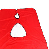 Maxbell Hairdressing Cape Comfortable Convenient Visible Apron for Barber Shop red