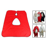 Maxbell Hairdressing Cape Comfortable Convenient Visible Apron for Barber Shop red