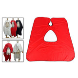 Maxbell Hairdressing Cape Comfortable Convenient Visible Apron for Barber Shop red