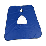 Maxbell Hairdressing Cape Comfortable Convenient Visible Apron for Barber Shop blue