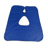 Maxbell Hairdressing Cape Comfortable Convenient Visible Apron for Barber Shop blue