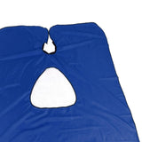 Maxbell Hairdressing Cape Comfortable Convenient Visible Apron for Barber Shop blue