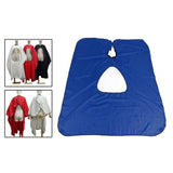 Maxbell Hairdressing Cape Comfortable Convenient Visible Apron for Barber Shop blue