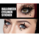 Maxbell Eye Liner Stickers Party of Halloween Lace Stickers Self Stick Reusable A
