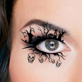 Maxbell Eye Liner Stickers Party of Halloween Lace Stickers Self Stick Reusable A