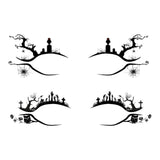 Maxbell Eye Liner Stickers Party of Halloween Lace Stickers Self Stick Reusable C