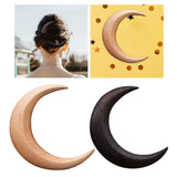 Maxbell Hair Fork Wooden Lightweight Hair Comb Hair Clip for Daughter Gifts Ladies Brown