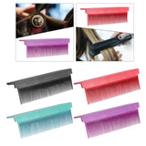 Maxbell Barber Straightening Comb Attachment Fit Hair Straightening Flat Iron V Type Black