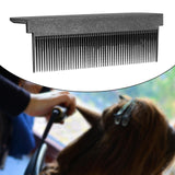 Maxbell Barber Straightening Comb Attachment Fit Hair Straightening Flat Iron V Type Black