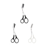 Maxbell Eyebrow Scissor with Comb Unisex Scissors for Makeup Cosmetic Grooming A