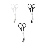 Maxbell Eyebrow Scissor with Comb Unisex Scissors for Makeup Cosmetic Grooming A