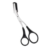 Maxbell Eyebrow Scissor with Comb Unisex Scissors for Makeup Cosmetic Grooming A