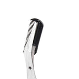 Maxbell Eyebrow Scissor with Comb Unisex Scissors for Makeup Cosmetic Grooming A