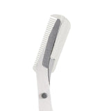 Maxbell Eyebrow Scissor with Comb Unisex Scissors for Makeup Cosmetic Grooming C
