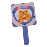 Maxbell Compact Handheld Mirror Single Sided Square Gift for Women Girls Purple