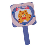 Maxbell Compact Handheld Mirror Single Sided Square Gift for Women Girls Purple