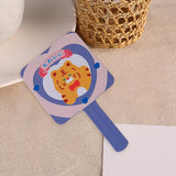 Maxbell Compact Handheld Mirror Single Sided Square Gift for Women Girls Purple