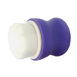 Maxbell Manual Face Washing Brush Soft Bristle and Exfoliating Silicone Pad Purple