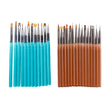 Maxbell Nail Art Brushes Set Professional Drawing Tools Painting Tools for Salon Use 15 Pieces