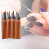 Maxbell Nail Art Brushes Set Professional Drawing Tools Painting Tools for Salon Use 15 Pieces