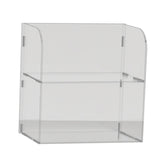 Maxbell Acrylic Display Rack Stand Risers Shelf Jewelry Holders 20cmx10cmx20cm 2Tier