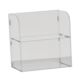 Maxbell Acrylic Display Rack Stand Risers Shelf Jewelry Holders 20cmx10cmx20cm 2Tier