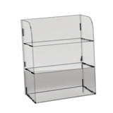 Maxbell Acrylic Display Rack Stand Risers Shelf Jewelry Holders 20cmx10cmx30cm Three