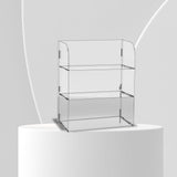 Maxbell Acrylic Display Rack Stand Risers Shelf Jewelry Holders 20cmx10cmx30cm Three