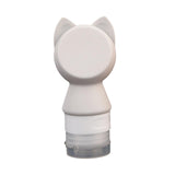 Maxbell Travel Bottles Silicone Empty Portable Toiletry Bottle for Sunblock Shampoo Gray