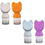Maxbell Travel Bottles Silicone Empty Portable Toiletry Bottle for Sunblock Shampoo Gray