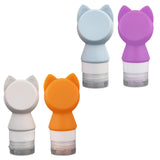 Maxbell Travel Bottles Silicone Empty Portable Toiletry Bottle for Sunblock Shampoo Gray