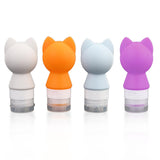 Maxbell Travel Bottles Silicone Empty Portable Toiletry Bottle for Sunblock Shampoo Gray